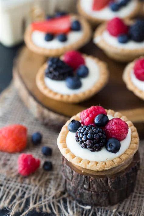 Cream Cheese Fruit Tarts - Simply Stacie