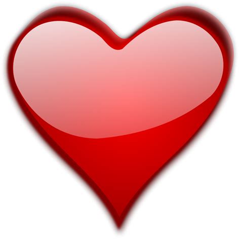 Heart | Free Stock Photo | Illustration of a red heart isolated on a transparent background ...