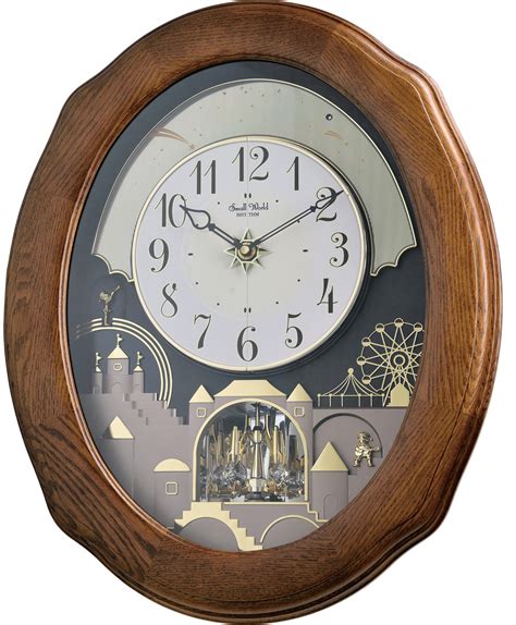 Joyful Timecracker Oak, 4MH419WU06 | Rhythm - Springfield Clock Shop