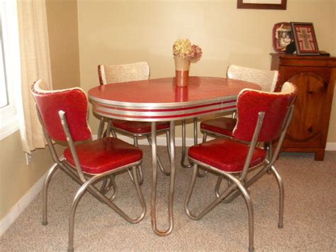 1950ﾒs retro kitchen table chairs | Hawk Haven