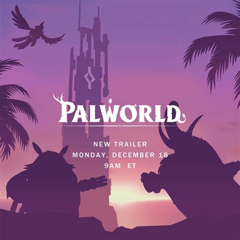 New Trailer - Monday, Dec. 18th : r/Palworld