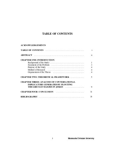 The Role of Conversational Implicature Generated By Flouting The Gricean Maxims In Jokes.