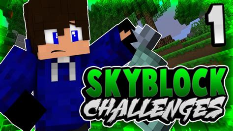 Minecraft SKYBLOCK CHALLENGES! #1 "Challenges?" ( Minecraft Skyblock ...