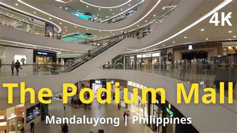 [4K] THE PODIUM Mall 2022 Walking tour | The most beautiful shopping ...