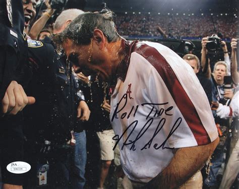 Nick Saban | Autographed Football Memorabilia & NCAA Merchandise