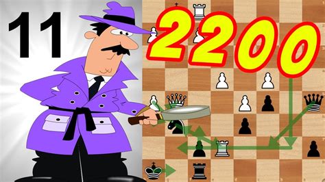 Chess master solves 2200 level puzzles (11) - YouTube