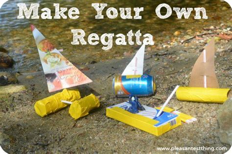 Make your own boat from recycled materials | Regatta, Playdate activities, Crafts for kids