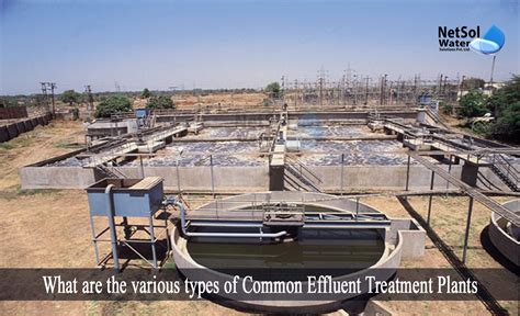 What are the various types of Common Effluent Treatment Plants