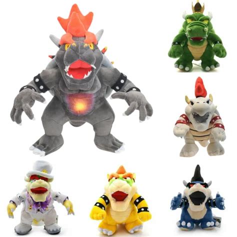 Mario Bros Bowser Plush Dry Bowser Plush Dark Bowser Plush | Hot Sex ...