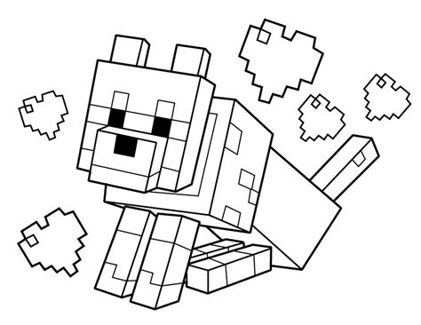 Free Minecraft coloring page to color - Minecraft Coloring Pages for Kids