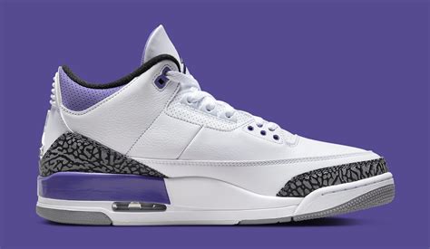 Air Jordan 3 III White Purple Black Grey July 2022 Release Date CT8532 105 | Sole Collector