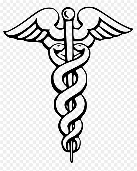 Nursing Symbol Clip Art - Medical Caduceus - Free Transparent PNG ...