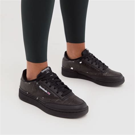 Womens Black Reebok Club C 85 X U Trainers | schuh