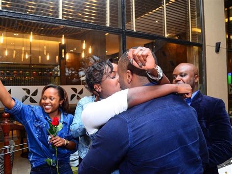 10 Chemistry Photos Of Jacky Maribe Kissing Jowi - Youth Village Kenya