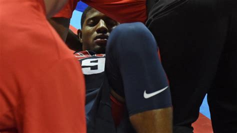 Paul George suffers compound leg fracture at Team USA scrimmage