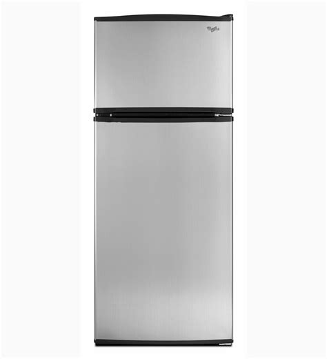 Whirlpool Refrigerator Brand: Stainless Steel Top Freezer Whirlpool ...