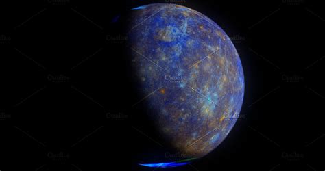 Mercury with atmosphere containing mercury, space, and planet | High ...