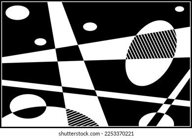 Geometric Modernism Imagination Style Abstract Vector Stock Vector (Royalty Free) 2253370221 ...