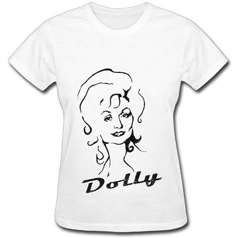 Dolly Parton Pure Simple Tour Logo T Shirt For Women White [Women_01711] - $17.90 | Dolly parton ...