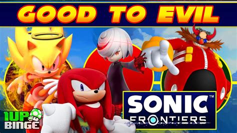 SONIC FRONTIERS Characters: Good to Evil - YouTube