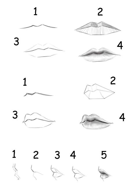 male lips drawing step by step - Lashaun Frasier