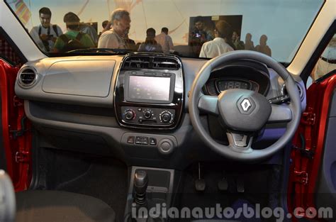 Renault Kwid interior India unveiling