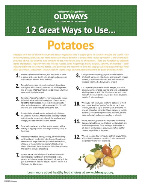 12 Great Ways to Use Potatoes | Oldways