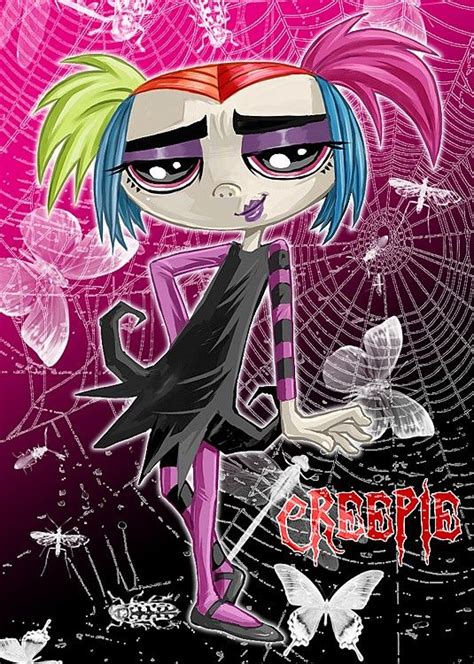 Growing up Creepie. | Girl cartoon characters, Anime, Art