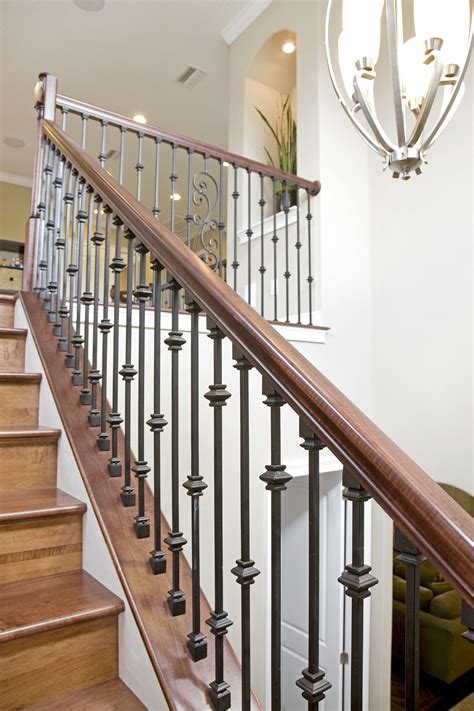 Bakerfield Luxury Homes Wrought Iron Stairs | Wrought iron stairs ...