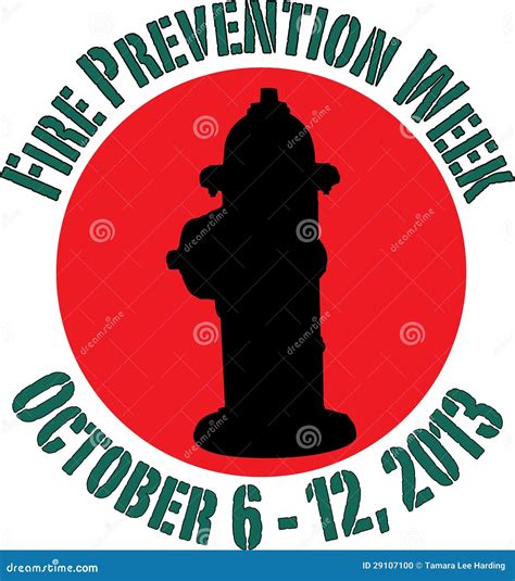 Fire Prevention Week 2013 stock illustration. Illustration of education ...