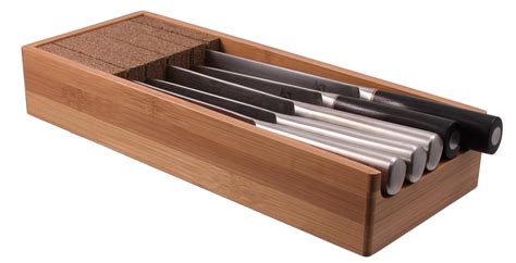 Knife Dock™: In Drawer Knife Block & Knife Drawer Storage Solution