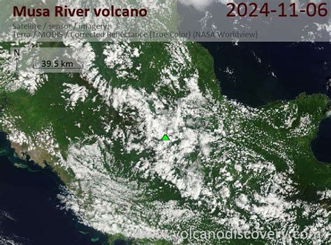 Latest Satellite Images of Musa River Volcano | VolcanoDiscovery