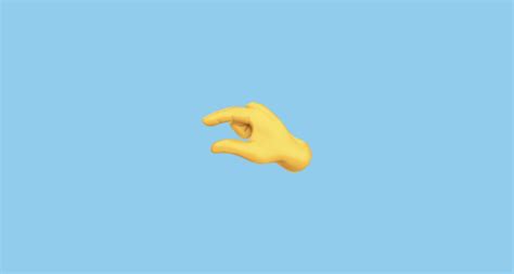 🤏 Pinching Hand Emoji on Twitter Emoji Stickers 13.1