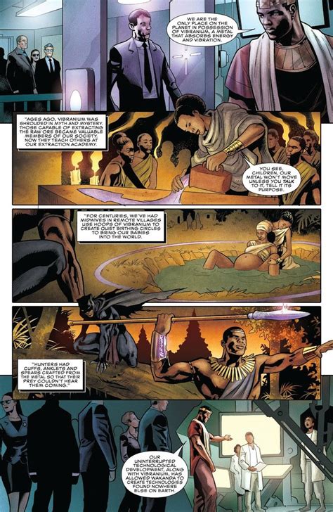 Wakanda: Pioneers of Vibranium! The Many Uses of Vibranium (Rise of the Black Panther#3 ...