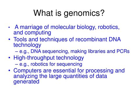 PPT - Introduction to Genomics PowerPoint Presentation, free download - ID:343926