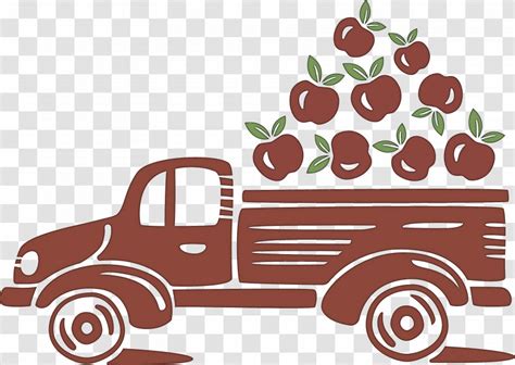 Apple Truck Autumn Fruit Transparent PNG