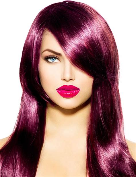 Maroon Purple Hair Color