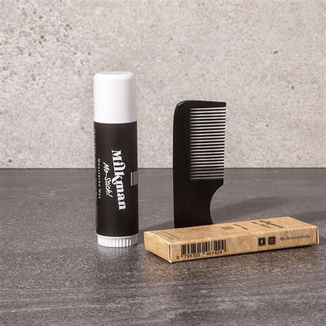 Moustache Wax & Comb – Milkman Grooming Co