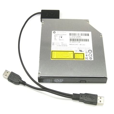 Reliable Laptop USB 2.0 to 7+6 13Pin Slimline Slim SATA CD/DVD Optical Drive Adapter Cable ...