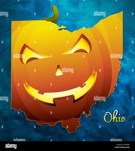 Ohio state map hi-res stock photography and images - Alamy