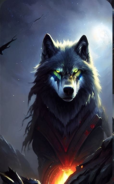 Pin by silver bloom on DreamByWombo 2 | Wolf art fantasy, Spirit animal ...