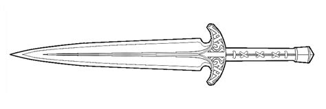 Steel Dagger lineart by andrewbig on DeviantArt