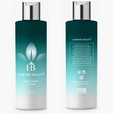 Professional, Colorful, Skin Care Product Label Design for Humane ...