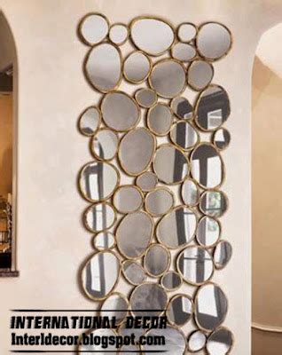 Interior Decor Idea: Modern mirror frames, round mirror frames