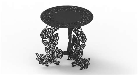 Metal Garden Table or Plant Stand Plans for Outdoors GT2, Plasma or Laser Cut, Dxf Files - Etsy