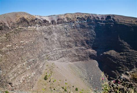 Vesuvius crater stock photo. Image of naples, lava, crater - 22619942