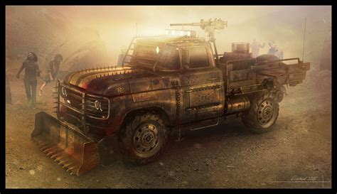 Zombie apocalypse truck concept, Encho Enchev | Zombie apocalypse, Zombie, Apocalypse