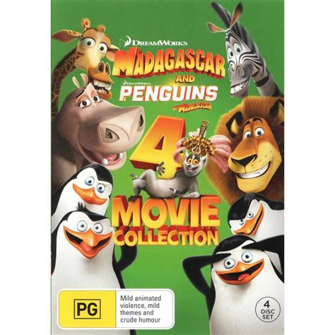 Madagascar / Penguins of Madagascar - 4 Movie Collection | DVD | BIG W