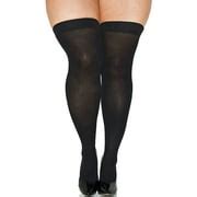 Plus Size Thigh High Stockings - Walmart.com