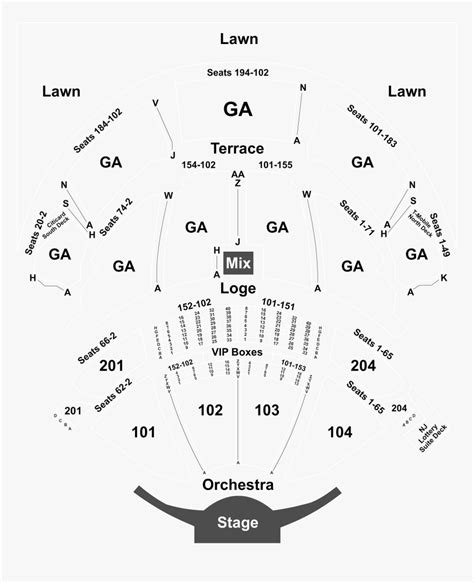 Pnc Bank Arts Center Detailed Seating Chart | Brokeasshome.com